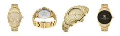 Jbw Men's Jet Setter Diamond (2 ct.t.w.) 18k Gold Plated Stainless Steel Watch